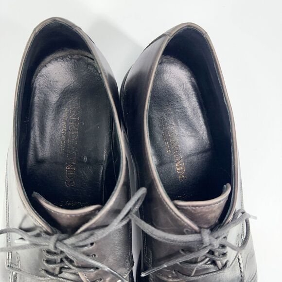 Allen Edmonds Port Washington Speed Welt Lace-Up Oxford Shoes Charcoal Size 10 D